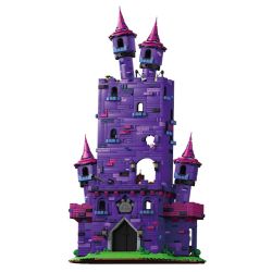 WEKKI 518200 DÊ DỄ CHỊU VÀ CON SÓI LỚN MỘT LÂU ĐÀI bộ đồ chơi xếp lắp ráp ghép mô hình Movie & Game WOLFFY'S CASTLE Phim Và Trò Chơi