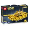 MINGDI LEIBAO K2069 2069 99A TANK GOLD EDITION bộ đồ chơi xếp lắp ráp ghép mô hình 530 khối