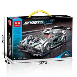 MINGDI LEIBAO K3137 3137 APOLLO IE XE THỂ THAO bộ đồ chơi xếp lắp ráp ghép mô hình Speed Champions Racing Cars Đua Xe Công Thức 314 khối
