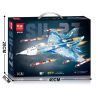 MINGDI LEIBAO K2106 2106 MÁY BAY CHIẾN ĐẤU SU-27 bộ đồ chơi xếp lắp ráp ghép mô hình Military Army Quân Sự Bộ Đội 473 khối