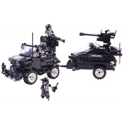 WOMA C0530 0530 Xếp hình kiểu  SWAT SPECIAL FORCE SWAT Fearless River Patrol Team Đặc Nhiệm Vùng Sông 448 khối