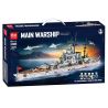 MINGDI LEIBAO K2090 2090 WARSHIP QUÂN SỰ bộ đồ chơi xếp lắp ráp ghép mô hình Military Army MAIN WARSHIP Quân Sự Bộ Đội 1420 khối