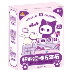Kazi KY81162 81162 LỊCH VĨNH VIỄN CỦA MÈO bộ đồ chơi xếp lắp ráp ghép mô hình BRICK CAT CALENDAR 328 khối