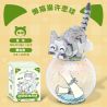 Kazi KY81163 81163 CON MÈO LƯỜI BIẾNG ƯỚC BÓNG bộ đồ chơi xếp lắp ráp ghép mô hình HAPPY CAT‘S WISHING BALL 321 khối