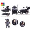 WOMA C0530 0530 Xếp hình kiểu  SWAT SPECIAL FORCE SWAT Fearless River Patrol Team Đặc Nhiệm Vùng Sông 448 khối