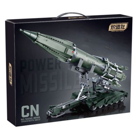 KOZOSHA T2232 2232 TÊN LỬA LIÊN LỤC ĐỊA bộ đồ chơi xếp lắp ráp ghép mô hình Military Army INTERCONTINENTAL MISSILE Quân Sự Bộ Đội 1068 khối