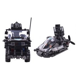 WOMA C0530 0530 Xếp hình kiểu  SWAT SPECIAL FORCE SWAT Fearless River Patrol Team Đặc Nhiệm Vùng Sông 448 khối