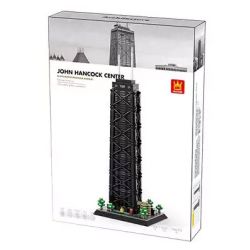WANGE LIGAO DR.LUCK 5250 TÒA NHÀ TRUNG TÂM JOHN HANCOCK CHICAGO bộ đồ chơi xếp lắp ráp ghép mô hình Creator JOHN HANCOCK CENTER Sáng Tạo 1284 khối
