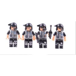 WOMA C0530 0530 Xếp hình kiểu  SWAT SPECIAL FORCE SWAT Fearless River Patrol Team Đặc Nhiệm Vùng Sông 448 khối