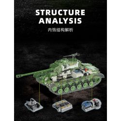 12GO 97011 M26 PERS BREATH BỂ NẶNG tỷ lệ 1:28 bộ đồ chơi xếp lắp ráp ghép mô hình Military Army M26 PERSHING Quân Sự Bộ Đội 1703 khối