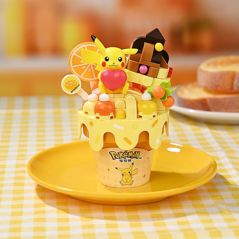 KEEPPLEY K20254 20254 POKÉMON CONE PIKACHU bộ đồ chơi xếp lắp ráp ghép mô hình Movie & Game Phim Và Trò Chơi 135 khối