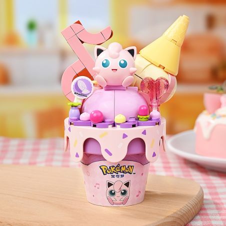 KEEPPLEY K20258 20258 POKÉMON HÌNH NÓN ĂN THỊT THÁI HẠT DẺ bộ đồ chơi xếp lắp ráp ghép mô hình Movie & Game Phim Và Trò Chơi 129 khối