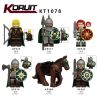 KORUIT KT1078 1078 XP576 XP577 XP578 XP579 XP580 XP581 ROHAN 6 CON SỐ bộ đồ chơi xếp lắp ráp ghép mô hình The Lord Of The Rings Chúa Nhẫn
