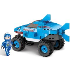 GUDI 10706A 10706B 10706C 10706D MONSTER OFF-ROAD XE 4 MÔ HÌNH KHỦNG LONG DRAGON HOUND MAD SHARK ĐỊA bộ đồ chơi xếp lắp ráp ghép mô hình City OFF-ROAD VEHICLE Thành Phố 736 khối