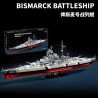 12GO 98005 BATTLESHIP BISMARCK 1 300 tỷ lệ 1:300 bộ đồ chơi xếp lắp ráp ghép mô hình Military Army BISMARCK CLASS BATTLESHIP Quân Sự Bộ Đội 2686 khối