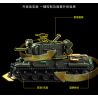 12GO 98003 BỂ NẶNG KV-2 bộ đồ chơi xếp lắp ráp ghép mô hình Military Army KV-2 HEAVY TANK Quân Sự Bộ Đội 2235 khối