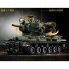 12GO 98003 BỂ NẶNG KV-2 bộ đồ chơi xếp lắp ráp ghép mô hình Military Army KV-2 HEAVY TANK Quân Sự Bộ Đội 2235 khối