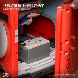 SMALL ANGLE JD093 SÂN CHƠI THÀNH PHỐ XE TRÒ RETRO bộ đồ chơi xếp lắp ráp ghép mô hình GAME CAR 2981 khối