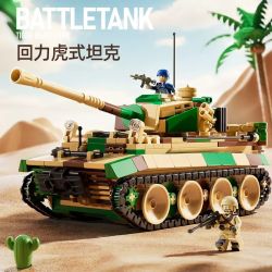 XINGYA EXCELLENT PRODUCTS 89137 RELI TIGER TANK bộ đồ chơi xếp lắp ráp ghép mô hình Military Army TIGER HEAVY TANK Quân Sự Bộ Đội