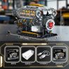 GOQI GQ-3053 3053 GQ3053 MÔ HÌNH ĐỘNG CƠ V8 bộ đồ chơi xếp lắp ráp ghép mô hình Technic V8 ENGINE Kỹ Thuật Công Nghệ Cao Mô Hình Phương Tiện 692 khối
