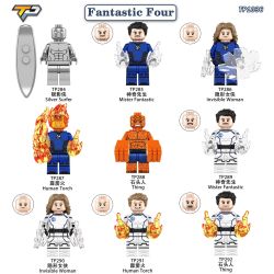 TP 1036 284 285 286 287 288 289 290 291 292 FANTASTIC FOUR 9 CON SỐ bộ đồ chơi xếp lắp ráp ghép mô hình Super Heroes Siêu Nhân Anh Hùng