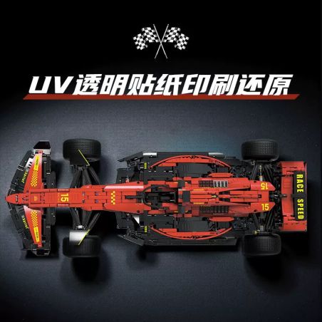 88F1A 88F1B CÔNG THỨC F1 RACING 8 tỷ lệ 1:8 bộ đồ chơi xếp lắp ráp ghép mô hình Technic F1-FORMULA CAR Kỹ Thuật Công Nghệ Cao Mô Hình Phương Tiện 2361 khối
