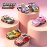 ZHEGAO GZ7061 7061 MINI BACK RIDER CAR MẪU 6 bộ đồ chơi xếp lắp ráp ghép mô hình Racers SPEED CAR FOLUKES Đua Tốc Độ 888 khối