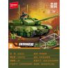 SEMBO 203220 ĐẤT NƯỚC HÙNG MẠNH XE TĂNG CHIẾN ĐẤU CHÍNH 99A bộ đồ chơi xếp lắp ráp ghép mô hình Military Army Quân Sự Bộ Đội 236 khối