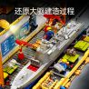 SEMBO 208028 ĐẤT NƯỚC HÙNG MẠNH 055 DAD XÂY DỰNG SHIP bộ đồ chơi xếp lắp ráp ghép mô hình Military Army Quân Sự Bộ Đội 1186 khối