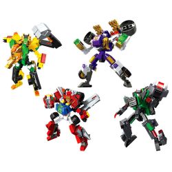 SEMBO 103424 103425 103426 103427 103428 103429 103430 103431 THÉP MECHA 6 bộ đồ chơi xếp lắp ráp ghép mô hình 923 khối