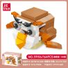 JIESTAR 59156 ĐỘNG VẬT ĐƯỢC XẾP CHỒNG LÊN NHAU VỚI SỞ THÚ VUI VẺ VÀ DỄ THƯƠNG KITTY EAGLE bộ đồ chơi xếp lắp ráp ghép mô hình 164 khối