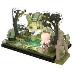 POP MART P10010 10010 ZSIGA FOREST WALK GENTLE BEHEMOTH bộ đồ chơi xếp lắp ráp ghép mô hình WALKING INTO THE FOREST 700 khối