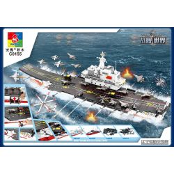 WOMA C0155 0155 non  USS LIÊU NINH bộ đồ chơi xếp lắp ráp ghép mô hình Military Army Quân Sự Bộ Đội 1904 khối