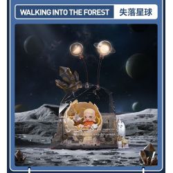 POP MART P10010 10010 ZSIGA FOREST WALK GENTLE BEHEMOTH bộ đồ chơi xếp lắp ráp ghép mô hình WALKING INTO THE FOREST 700 khối