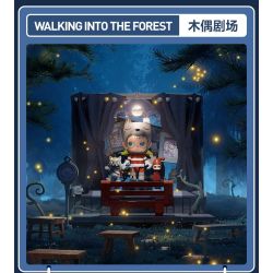 POP MART P10010 10010 ZSIGA FOREST WALK GENTLE BEHEMOTH bộ đồ chơi xếp lắp ráp ghép mô hình WALKING INTO THE FOREST 700 khối