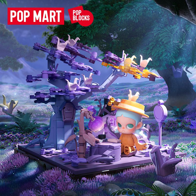 POP MART P10012 10012 ZSIGA FOREST WALK THƯ TỪ RỪNG bộ đồ chơi xếp lắp ráp ghép mô hình WALKING INTO THE FOREST 411 khối