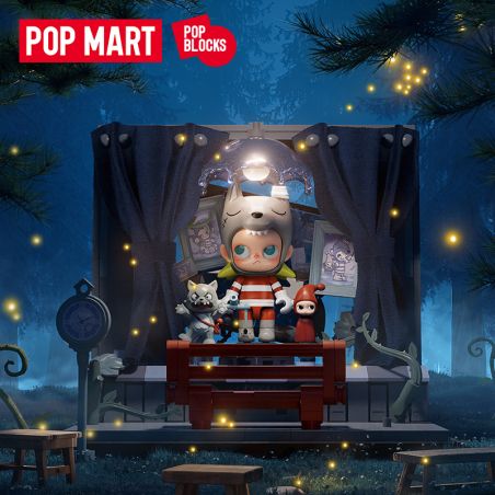 POP MART P10013 10013 ZSIGA FOREST WALK NHÀ HÁT MÚA RỐI bộ đồ chơi xếp lắp ráp ghép mô hình WALKING INTO THE FOREST 446 khối