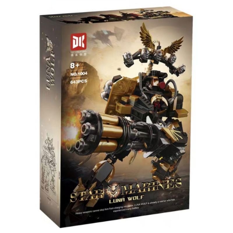 DK 1004 SHADOW MOON CANG WOLF BLACK bộ đồ chơi xếp lắp ráp ghép mô hình Movie & Game STAR MARINES IMPERIAL FISTS Phim Và Trò Chơi 643 khối