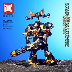 DK 1004 SHADOW MOON CANG WOLF BLACK bộ đồ chơi xếp lắp ráp ghép mô hình Movie & Game STAR MARINES IMPERIAL FISTS Phim Và Trò Chơi 643 khối