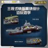 KEEPPLEY 23035 VŨ KHÍ MẠNH MẼ CỦA MỘT SỨC LỚN SHANDONG SHIP 1 639 tỷ lệ 1:639 bộ đồ chơi xếp lắp ráp ghép mô hình Military Army PLA.NAVY SHANDONG Quân Sự Bộ Đội 1803 khối