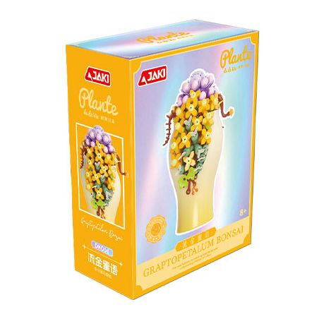JAKI DK006 CÂY CHẬU MỌNG NƯỚC LIUJIN MẬT ONG bộ đồ chơi xếp lắp ráp ghép mô hình Creator Sáng Tạo