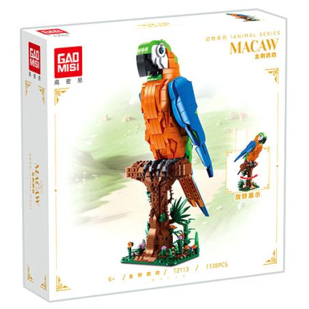 GAOMISI T2113 2113 MACAW bộ đồ chơi xếp lắp ráp ghép mô hình 1138 khối