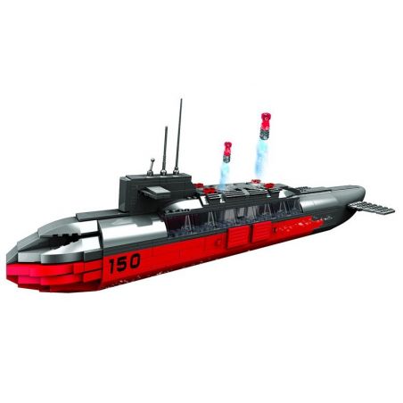 WOMA C0150 0150 non  TÀU NGẦM HẠT NHÂN CHIẾN LƯỢC KIỂU 094 bộ đồ chơi xếp lắp ráp ghép mô hình Military Army Quân Sự Bộ Đội 569 khối