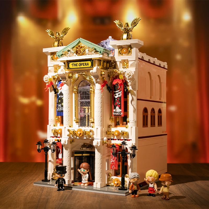 PANTASY 85019 NHÀ HÁT LỚN CHÂU bộ đồ chơi xếp lắp ráp ghép mô hình Creator THE OPERA Sáng Tạo 3500 khối