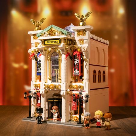 PANTASY 85019 NHÀ HÁT LỚN CHÂU bộ đồ chơi xếp lắp ráp ghép mô hình Creator THE OPERA Sáng Tạo 3500 khối