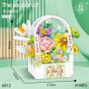 WEILE CREATION 6012 STAR LISHEYU FLOWER BASKET bộ đồ chơi xếp lắp ráp ghép mô hình Creator Sáng Tạo 1416 khối