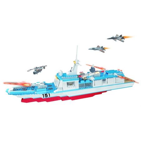 WOMA C0151 0151 Xếp hình kiểu  MILITARY ARMY Rocket Ship Tàu Chiến Trang Bị Tên Lửa 752 khối
