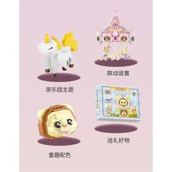 MOYU BLOCK MY97156 97156 BÁNH XE FERRIS bộ đồ chơi xếp lắp ráp ghép mô hình 3255 khối