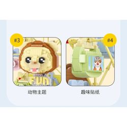 MOYU BLOCK MY97156 97156 BÁNH XE FERRIS bộ đồ chơi xếp lắp ráp ghép mô hình 3255 khối