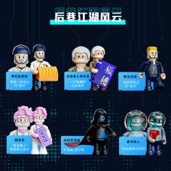 LUMIBRICKS FUNWHOLE F9073 9073 CYBERPUNK IZAKAYA BACK LANE bộ đồ chơi xếp lắp ráp ghép mô hình Creator Sáng Tạo 1987 khối